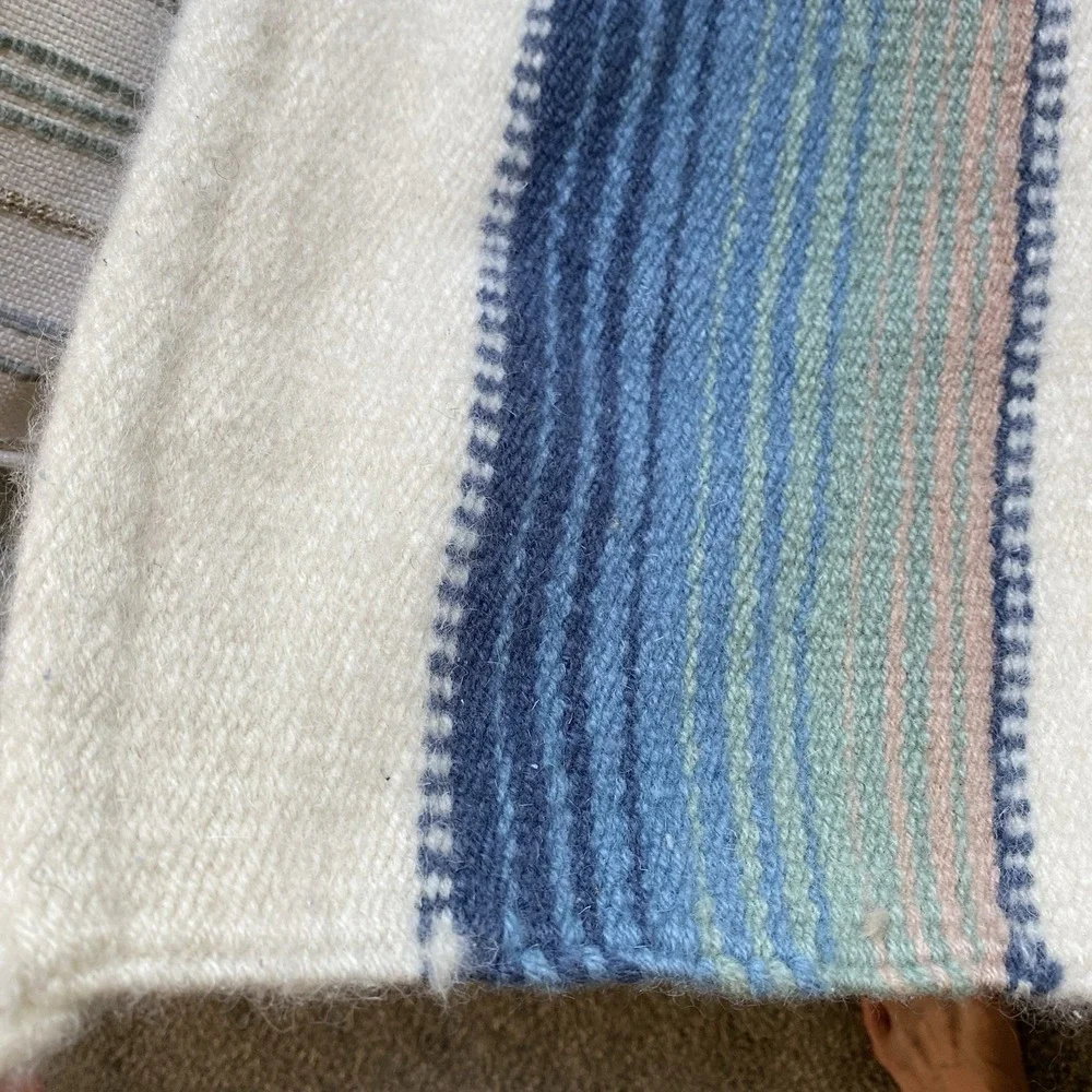 Handwoven Area Wool Rug 24x59